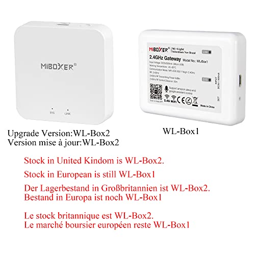 LGIDTECH WL-Box2 Miboxer 2.4GHz Gateway WiFi Hub Bridge for Smartphone APP Control Milight Miboxer LED Lamps,Strip Controller.Compatible with Amazon Echo Alexa & Google Home Assistant Voice Control - Image 3