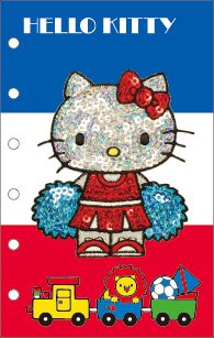 ハローキティ リンゴ型 スパンコール サンリオ ハローキティ スパンコール入りミニポーチ (ピンク) Sanrio