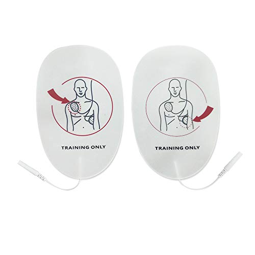 Latex-Free-Foam-AED-Practi-Trainer-Replacement-Pads-for-Adultfor-Training-Only-2-Pairs