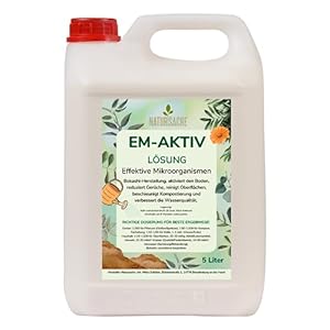 Natursache EM-Aktiv Lösung Bodenaktivator, 5 Liter