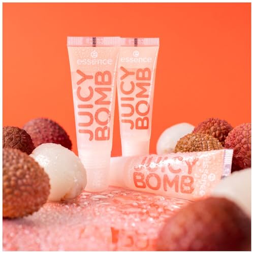 Essence - Gloss à Lèvres Juicy Bomb Shiny Lipgloss - 101 Lovely Litchi (Lot de 2)