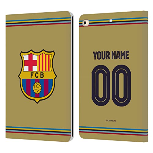 Trousse Away FC Barcelona étui portefeuille cuir iPad 9.7 2017 2018 personnalisé