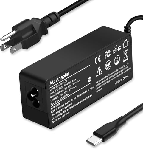 Universal 100W USB-C Laptop Charger for...