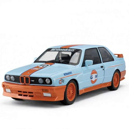 Image of FEXXA 1:24 Scale B M W M3 Die-Cast Metal Toy Model Car for Kids - Pull Back Mechanism, Birthday Gift for 3+ Year Old Boys (Blue-Modified)