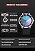 RUYEOOK Unisex Watches Fashion Creative Original Design Watch for Men and Women Unique Wristwatch Easy to Read time (R8653 Silver Black)