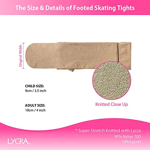 Image of ChloeNoel Figure Skating Footed Tights TF8830