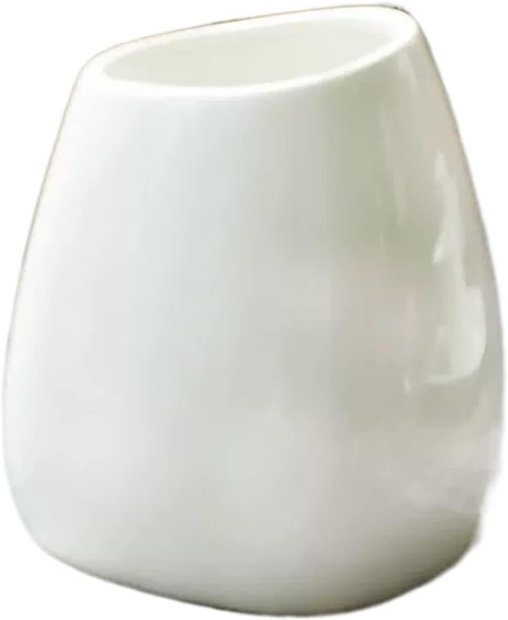 Vase Ceramic Vases Simple white Small Vases Dry Flower Arrangement Table Table Table Table Decoration Small Vases Water Culture Flowers Green Plant Vases Suitable for dining and living room home decor