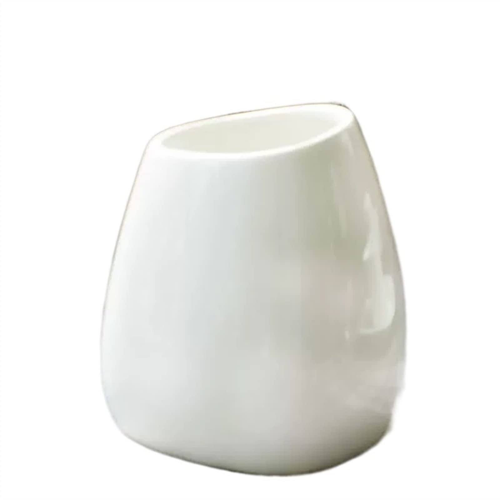 Jarrón Jarrones de cerámica pequeños Blancos Simples Arreglo Flores secas Mesa Decoración Mesa Cultura del Agua Flores Plantas Verdes Florero(Pequeño)