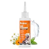 PUAINTA Dog Ear Cleaner Solution - Alcohol-Free Ear Wash with Quantum Silver & Witch Hazel - Soothes Itch, Removes Wax & Odor - Gentle Daily Flush for Dogs & Cats (4 oz)
