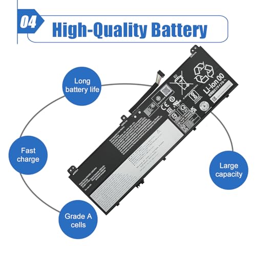 Image of L22C4PA1 Laptop Battery 71Wh Replacement for Lenovo Yoga 7 14IRL8 14ARP8 16IRL8 16ARP8 Yoga 7 2-in-1 14IML9 14AHP9 16IML9 16AHP9 Series L22D4PA1 SB11K38967 L22M4PA1 SB11K38964