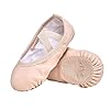 Stelle Zapatillas de ballet para niñas, de cuero suave, de baile para bebé/niños pequeños/niños grandes