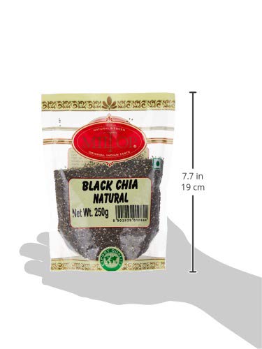 Image of Miltop Chia Seeds 500g - Non-GMO Seeds | Rich in Omega -3 & Fibre | Healthy Snacks for Weight loss management (Pack of 2)