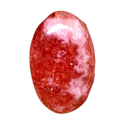 Rhodochrosite naturelle cabochon ovale 23x14mm pour création de bijoux DIY