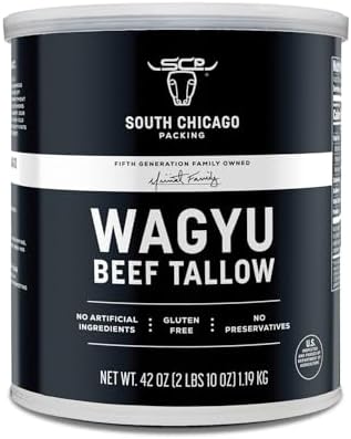 SCP South Chicago Packing South Chicago Packing Wagyu Beef Sebum, 42 Ounce, Paleo-Friendly, Keto-Friendly, Pure Wagyu