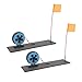 Portable 2pcs Ice Fishing Flag Marker Rod Automatic Winter Fishing Gear Stable Flag Marker Rod for Ice Fishing
