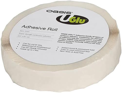 Floral Accessories - Uglu Adhesive, 3/4in X 65' Roll Rd, Clear, 3/4 Inch, Na