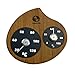 Produktbild SudoreWell® Sauna Klimamesser Thermometer + Hygrometer Flame aus hochwertigem Zedernholz