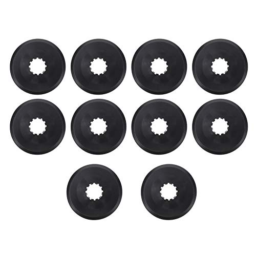 Happyyami 10Pcs Bike Flywheel Protection Covers Lightweight Chain Covers for Outdoor Cycling Accessories Prevent Mountain Road Bikes
