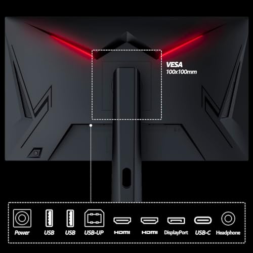Image of RCA 27 inch Evolution Premium QHD Gaming Monitor | 240Hz, 2560 x 1440p Computer Monitor with Adaptive Refresh Technology & 1ms Response, HDR10, RGB Backlighting & Adjustable Stand | M27PG135F