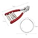 Starting Clamp, Professional Stringing Clamp, Portable 3 Spring Clamping Tool, Tennis Equipment for Badminton Racket, Tennis, Red