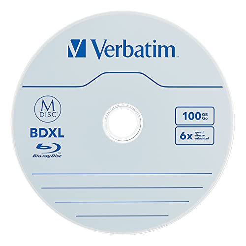 Image of Verbatim 98914 M-Disc BDXL 100GB 4X Surface - 25pk Spindle