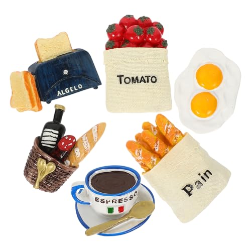 Imanes de nevera decorativos para personalizar la cocina con figuras de comida 2
