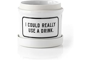 Please Don't Die Plant Pot: Vintage Inspired Planter