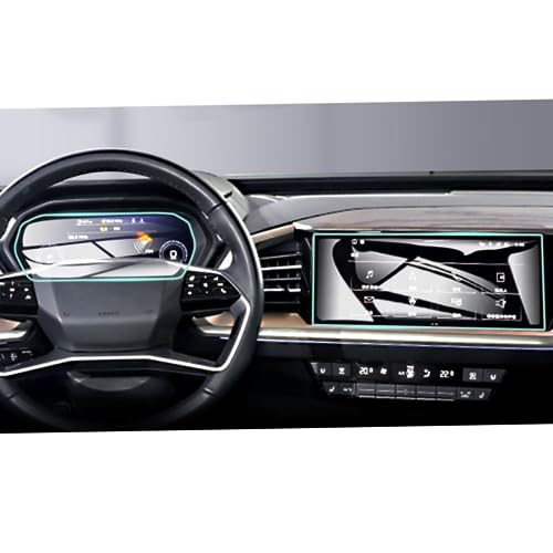 Verre trempé autoradio GPS Audi Q4 e-tron protecteur écran auto intérieur