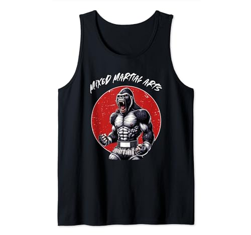 Cage Fighter Free Fighting - MMA Gorilla Tank Top