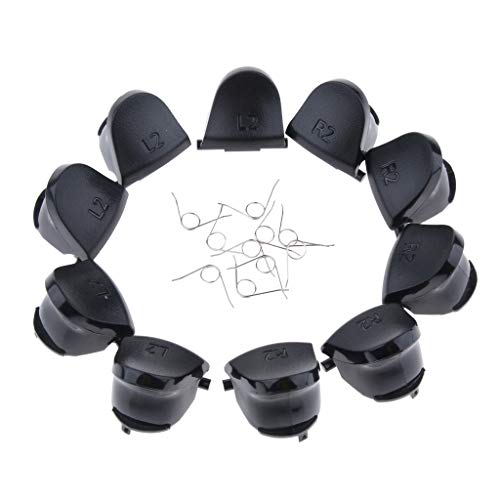gazechimp 5 Pares De Botões De Molas De Gatilho L2 R2 Para Sony Playstation 4 Controlador Ps4
