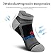 PAPLUS Compression Socks for Men & Women, Low Cut Ankle Running Socks with Arch Support, Plantar Fasciitis Relief for Walking, Cycling, Golf, Travel, Nurses