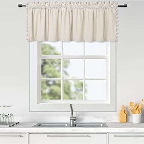 Cortinas de Terciopelo con Pompones CAROMIO Cover