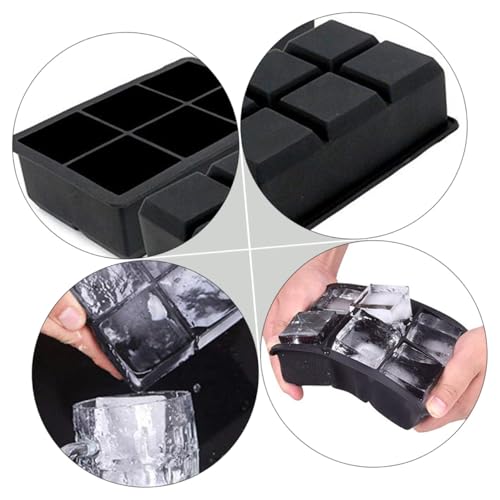 Bandeja de Cubos de Hielo de Silicona con Tapa miniatura 4