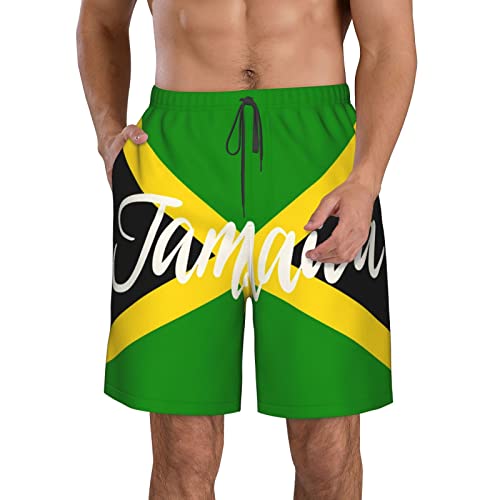 Men's Swim Trunks Men's Swimsuit Quick Dry Board Shorts with Mesh Lining Beach Shorts Jamaica