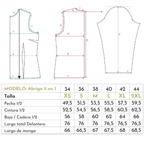 Variante de Amarsupiel abrigo porteo Softshell Unisex Talla M Gris