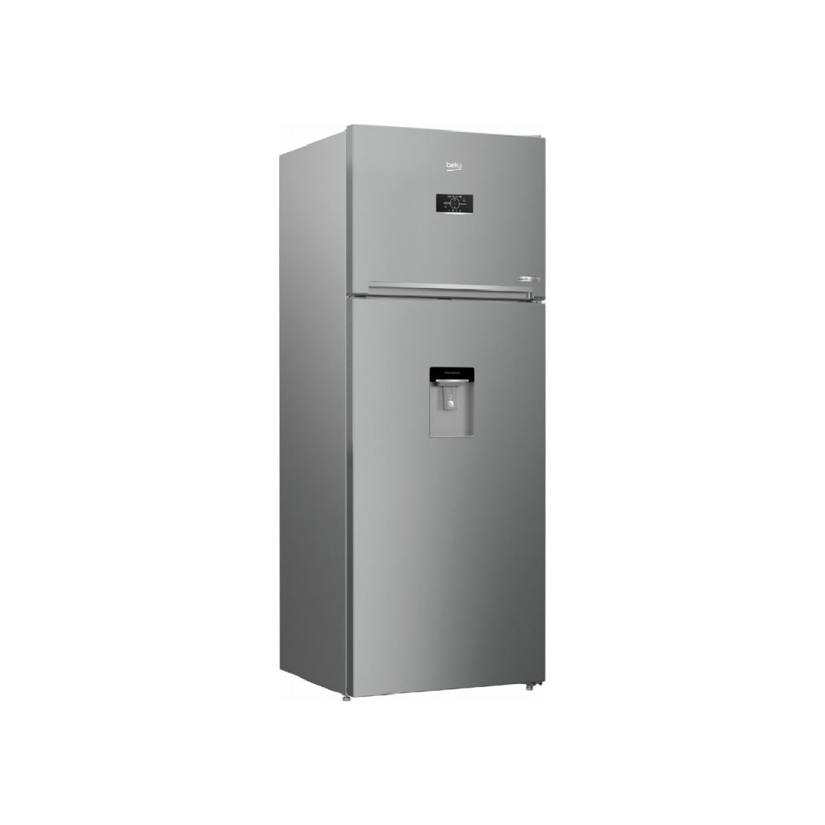 Beko Frigo Doppia Porta No Frost 455lt E 70cm Silver Rdne455e40dsn