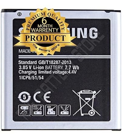 Image of THE BATTERY STORE Original EB-BG360BBE Battery for Samsung Galaxy J2 (2015) / G360 / G361 / G3608 / Galaxy Core Prime Battery with 6 Month Warranty **** (PPP218)