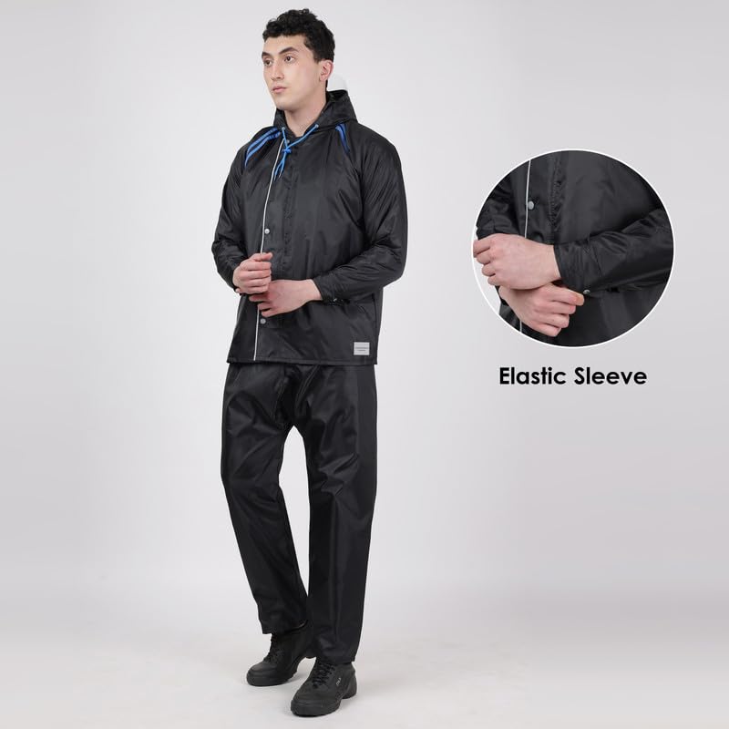 Image of Indian Terrain Men's Rain Coat with Pant waterproof and heavy duty