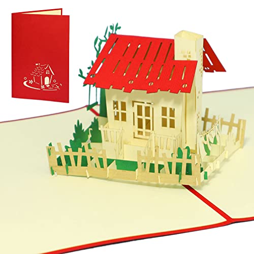 La carte pop-up pour invitation à une crémaillère