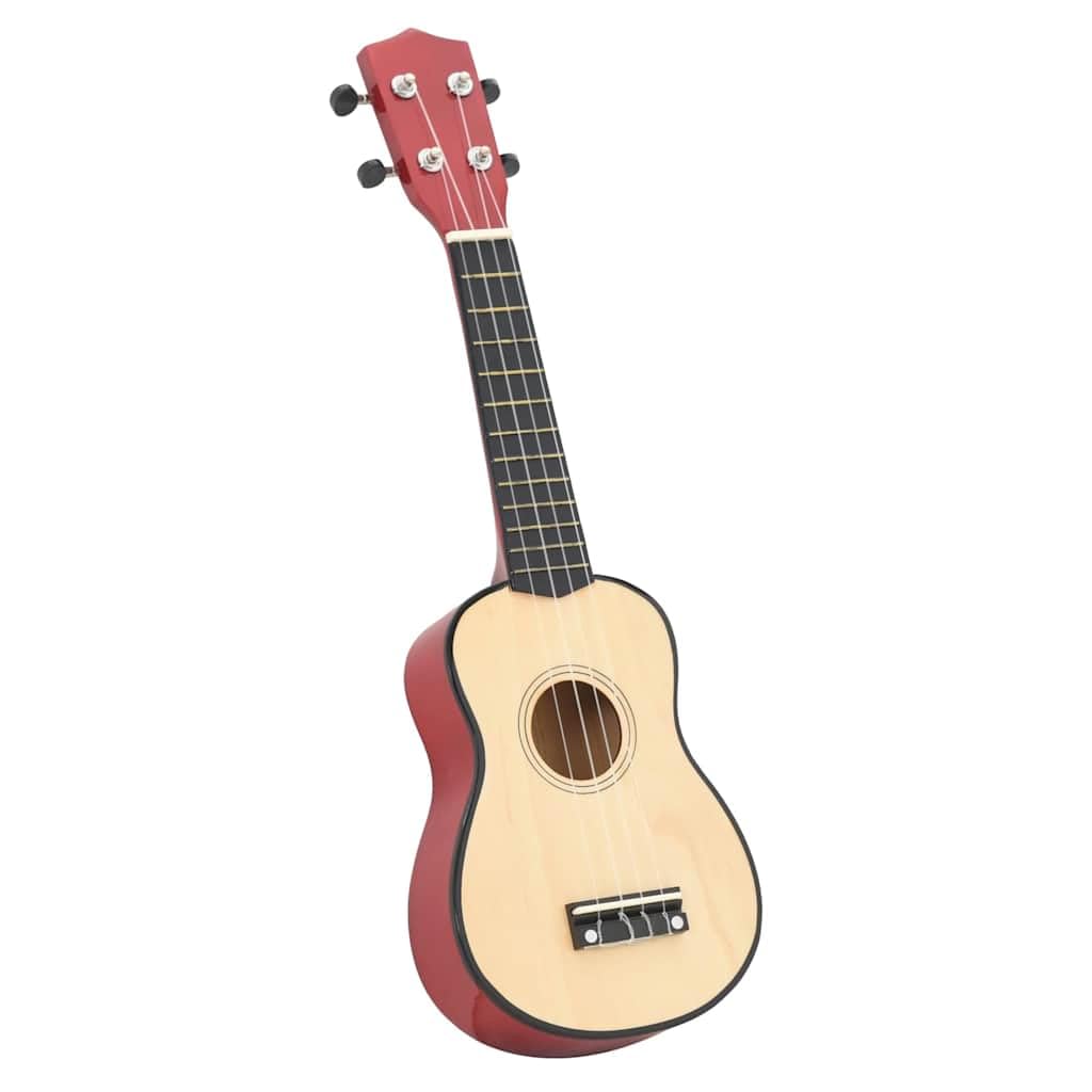Ukulele sopranowe, 23 cale, zestaw dla początkujących z drewna lipowego, w zestawie torba i kostki