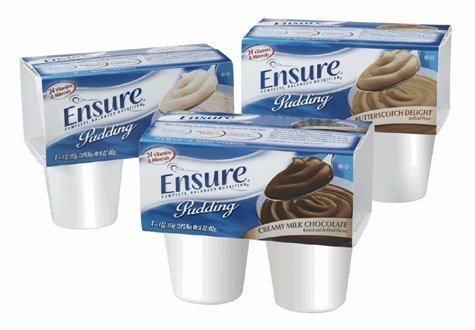 Ensure Pudding *** Special Variety CASE*** 48 X 4 oz Cups by Abott-Ross