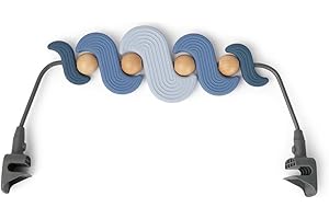Evolve 3-in-1 Bouncer Toy Bar Accessory, Serene Swells: A Delightful Addition for...