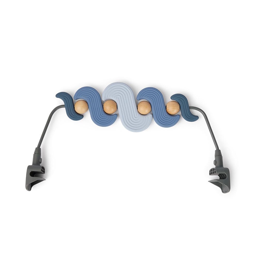 Ergobaby Evolve 3-in-1 Bouncer Toy Bar Accessory, Serene Swells