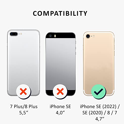 Kalibri Cork Case Compatible With Apple Iphone Se (2022) / Iphone Se (2020) / Iphone 8 / Iphone 7 - Case For Phone Made Of Cork, Tpu And Wheat Straw - Light Brown #TOP5