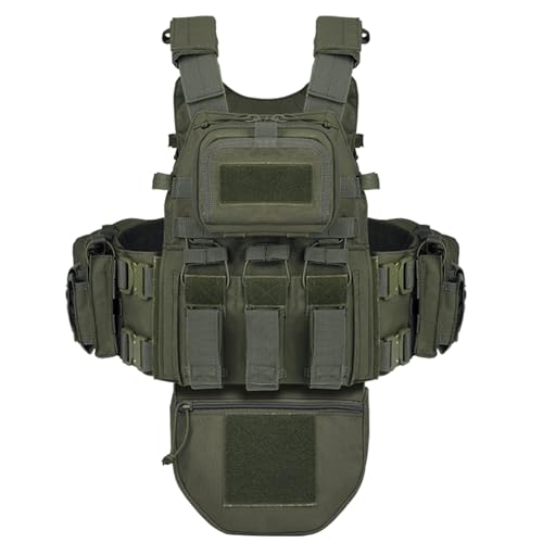 vAv YAKEDA Taktische Trainingsweste mit Pals-System mehrere Taschen verstellbare Träger Schnellverschluss-Schnalle für die Jagd