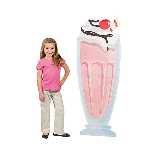 MILKSHAKE STANDUP - Party Decor - 1 Piece