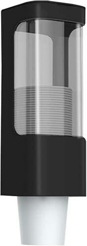 Dispensador de vasos, soporte de pared para enfriador de agua para tazas pequeñas de 3 a 5 onzas, soporte de tazas tipo extracción para el hogar,