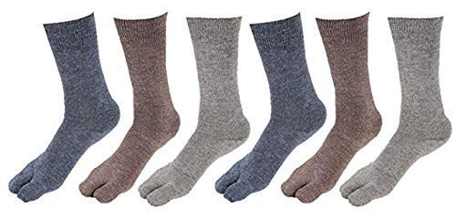 devil Om gold socks Unisex Woolen Thermal Wear Thumb Socks pack of 6 (Multicolour, Free Size)-picture-19