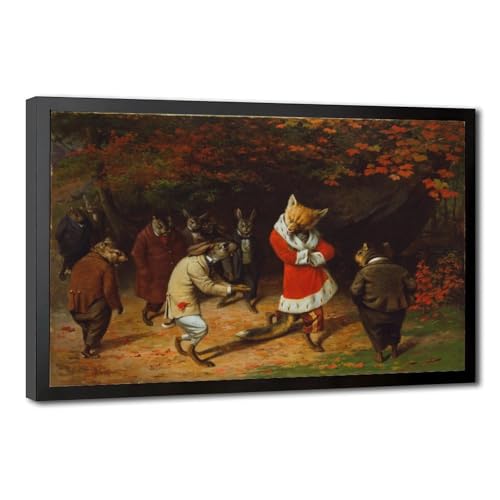 Poster William Holbrook Beard His Majesty Fox pour créer une ambiance cabinet de curiosités