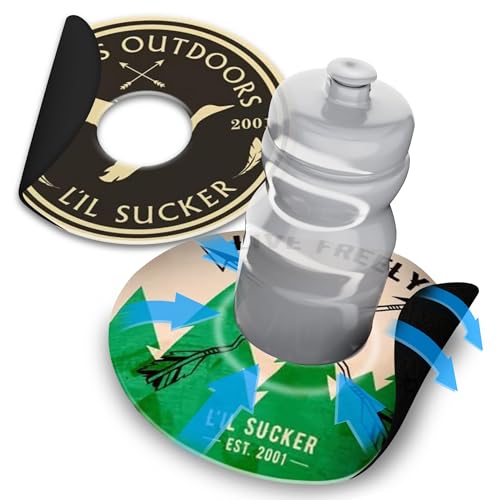 Image of Lil Sucker Suction Cup Holder - Universal Drink Holder for Paddle Board, Kayak, ATV & Boat - Clip-On Coffee Anti-Spill - Outdoors Pack of 2